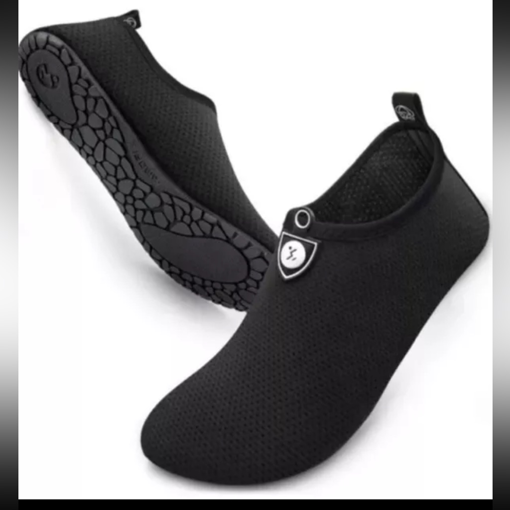 Simari Water Shoes Womens Mens 9- 9.5b Barefoot Unisex Aqua Socks Slip-On